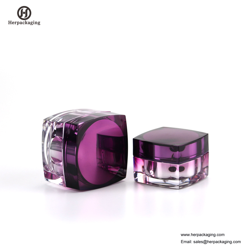 HXL215 Runder leerer Kosmetikbehälter Doppelwandbehälter-Behälter für die Hautpflege