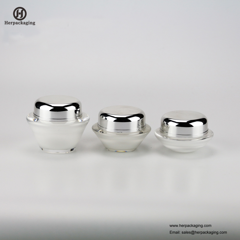 HXL223 Luxus rundes leeres Acryl-Kosmetikglas