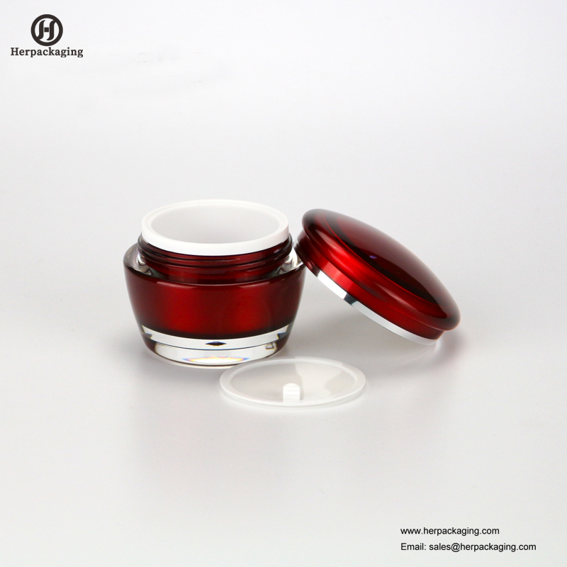 HXL224 Runder leerer Kosmetikbehälter Doppelwandbehälter-Behälter für die Hautpflege
