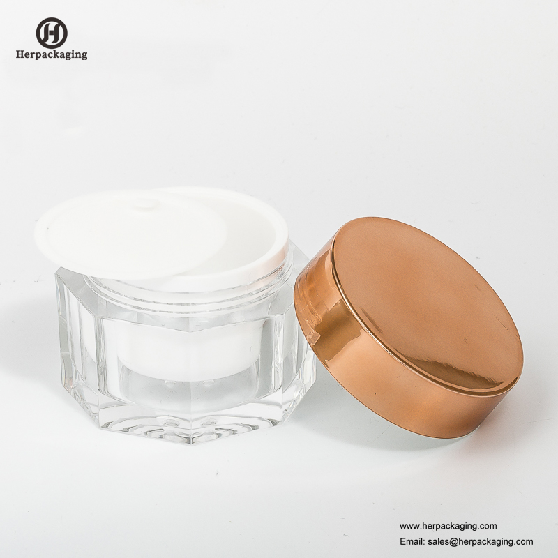 HXL225 Luxus rundes leeres Acryl-Kosmetikglas