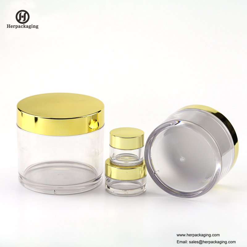 HXL237 Luxus rundes leeres Acryl-Kosmetikglas