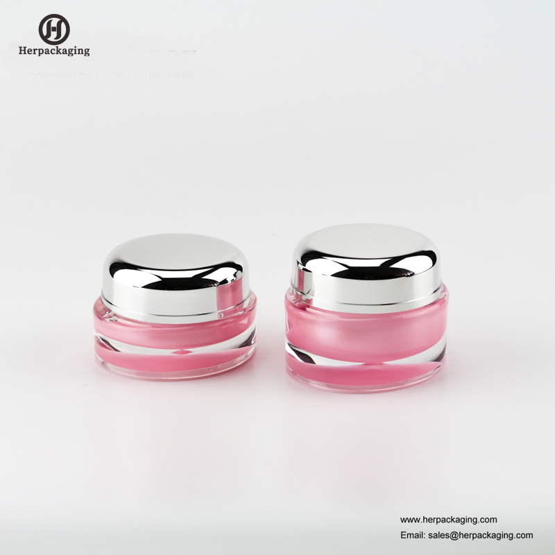 HXL2110 Luxus rundes leeres Acryl-Kosmetikglas