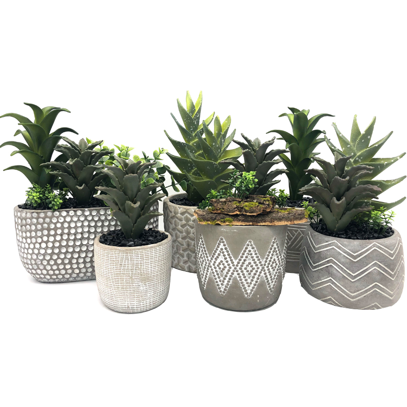 Künstliche realistische saftige Aloe Vera Pflanze tropischen Büro Garten Home Decor