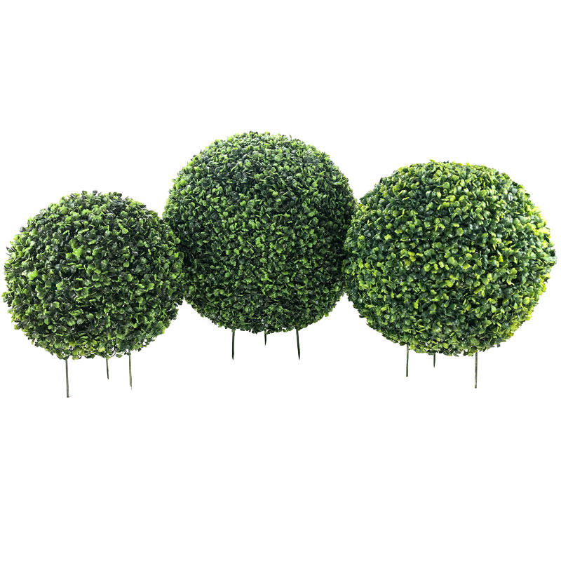 Moderne künstliche Buchsbaum-Gras-Bälle