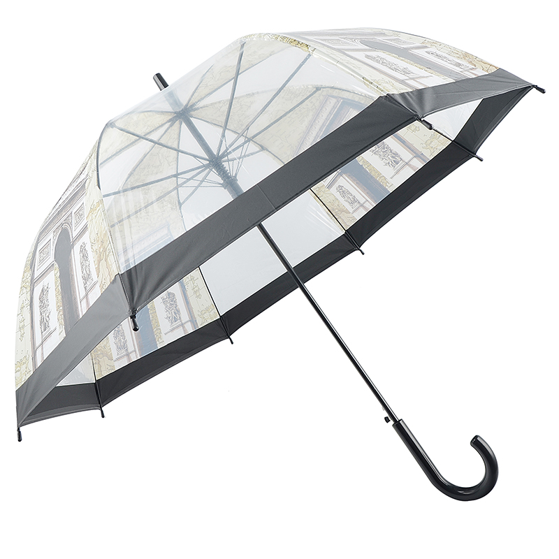 Apian Dome-Apollo-Regenschirm aus transparentem Material