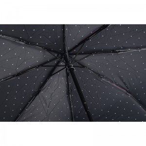 Rosa UV-Farbmaterial mit aufgedrucktem 3-fach Regenschirm
