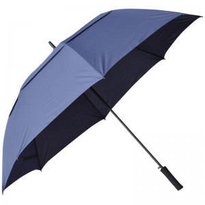 Automatischer offener Regenschirm mit individuellem Druckdoppelschicht-Golfschirm