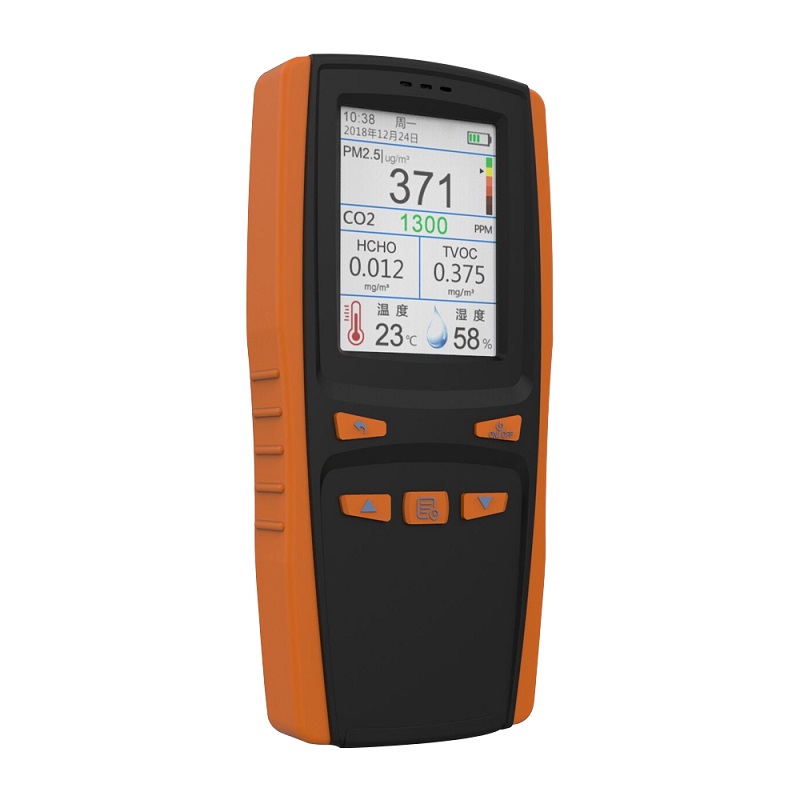 Tragbares Gas-CO2-Messgerät DM509 zur Überwachung der Luftqualität PM2.5