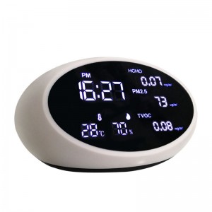 Dienmern PM2.5 Luftdetektor PM 10 Luftqualitätsmonitor Gasanalysator PM 1.0 Detektor mit TVOC AQI HCHO für den Außenbereich