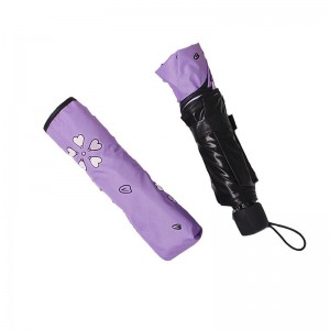 Wunderschöner 3-fach manueller offener Regenschirm zum Wechseln der Zauberfarben