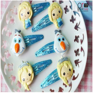 Meerjungfrau Prinzessin Micky Karton Dekoration Babygirl Safe Hairpin