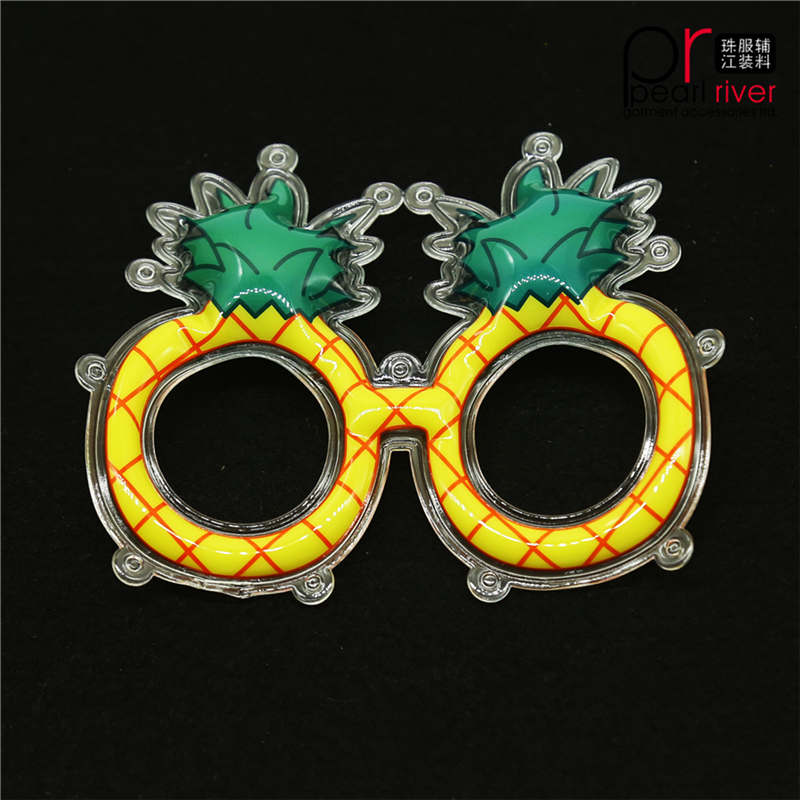 Ananas-Brille PVC-Puffy-Patch