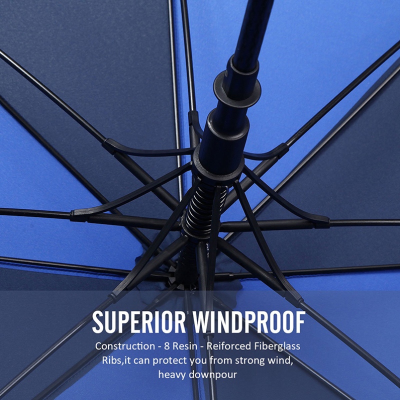 Regnerischer Regenschirm mit doppeltem Überdachungs-Regenschirm für großen Regenschirm