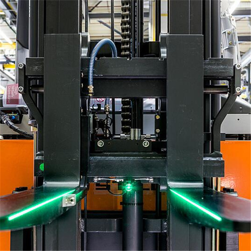 Laser-Führungssystem für grünen Palettenliftstapler