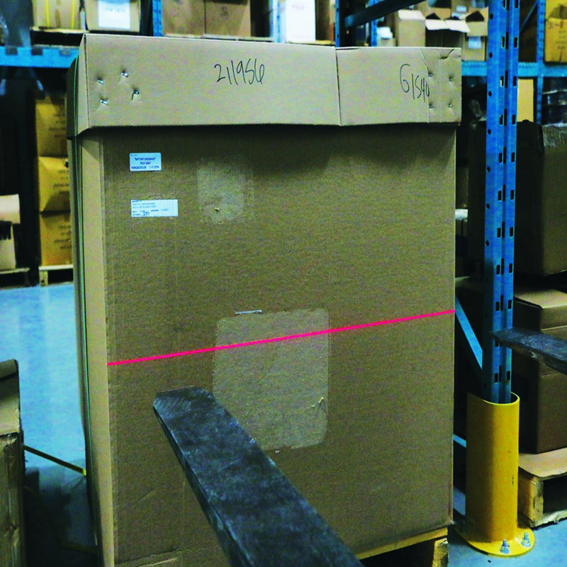 ein Laser-Gabelführungssystem Rot oder Grün