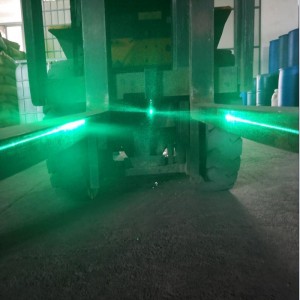 ein Laser-Gabelführungssystem Rot oder Grün