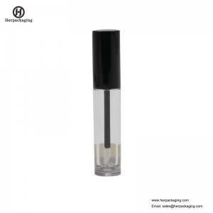 HCL301 Clear Plastic Leere Lipgloss-Röhrchen für farbige Kosmetikprodukte beflockte Lipgloss-Applikatoren