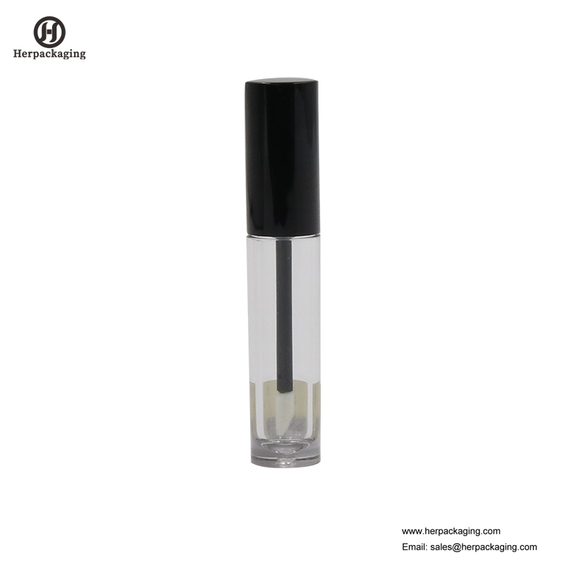 HCL301 Clear Plastic Leere Lipgloss-Röhrchen für farbige Kosmetikprodukte beflockte Lipgloss-Applikatoren