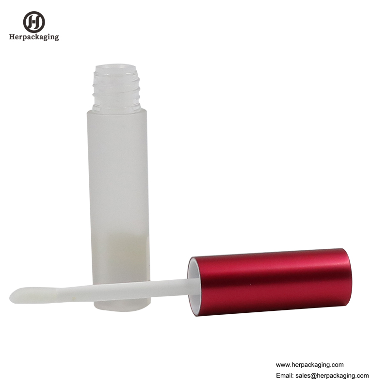 HCL302 Clear Plastic Leere Lipgloss-Röhrchen für farbige Kosmetikprodukte beflockte Lipgloss-Applikatoren
