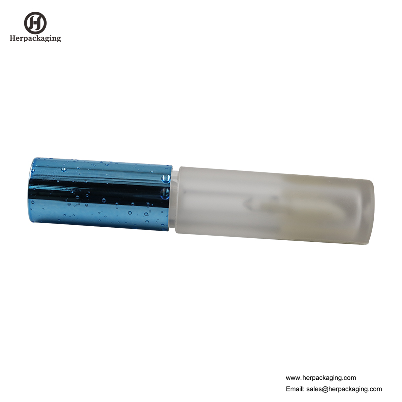 HCL303 Clear Plastic Leere Lipgloss-Röhrchen für farbige Kosmetikprodukte beflockte Lipgloss-Applikatoren