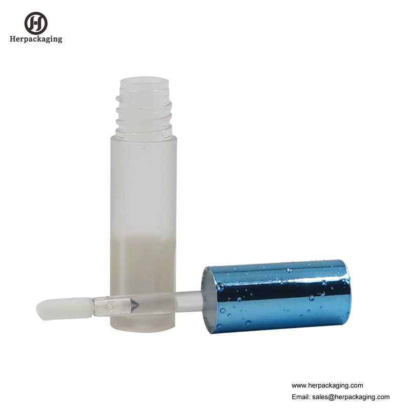 HCL303 Clear Plastic Leere Lipgloss-Röhrchen für farbige Kosmetikprodukte beflockte Lipgloss-Applikatoren