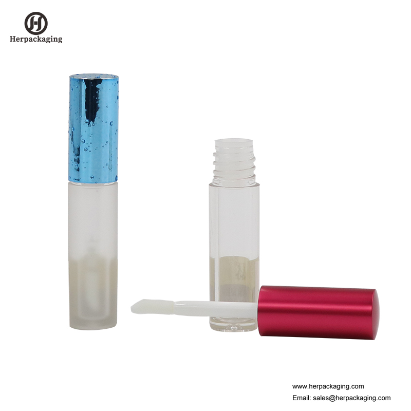 HCL307 Clear Plastic Leere Lipgloss-Röhrchen für farbige Kosmetikprodukte beflockte Lipgloss-Applikatoren
