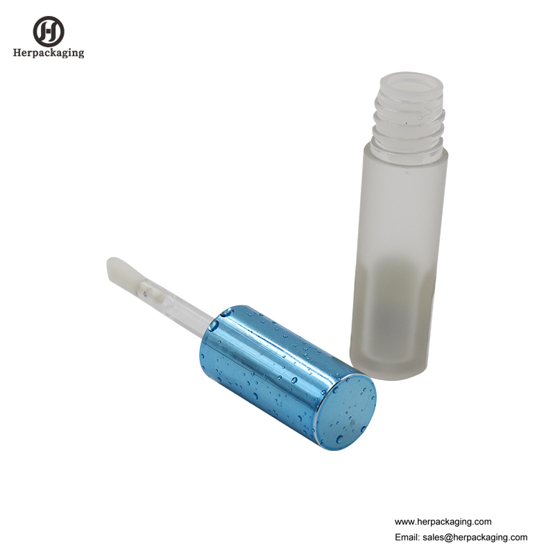 HCL307 Clear Plastic Leere Lipgloss-Röhrchen für farbige Kosmetikprodukte beflockte Lipgloss-Applikatoren