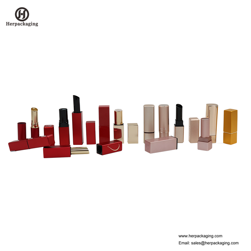 HCL406 Leeres Lippenstiftetui Lippenstiftbehälter Lippenstift-Make-up-Verpackung mit cleverem Magnetclip-Deckel Lippenstifthalter