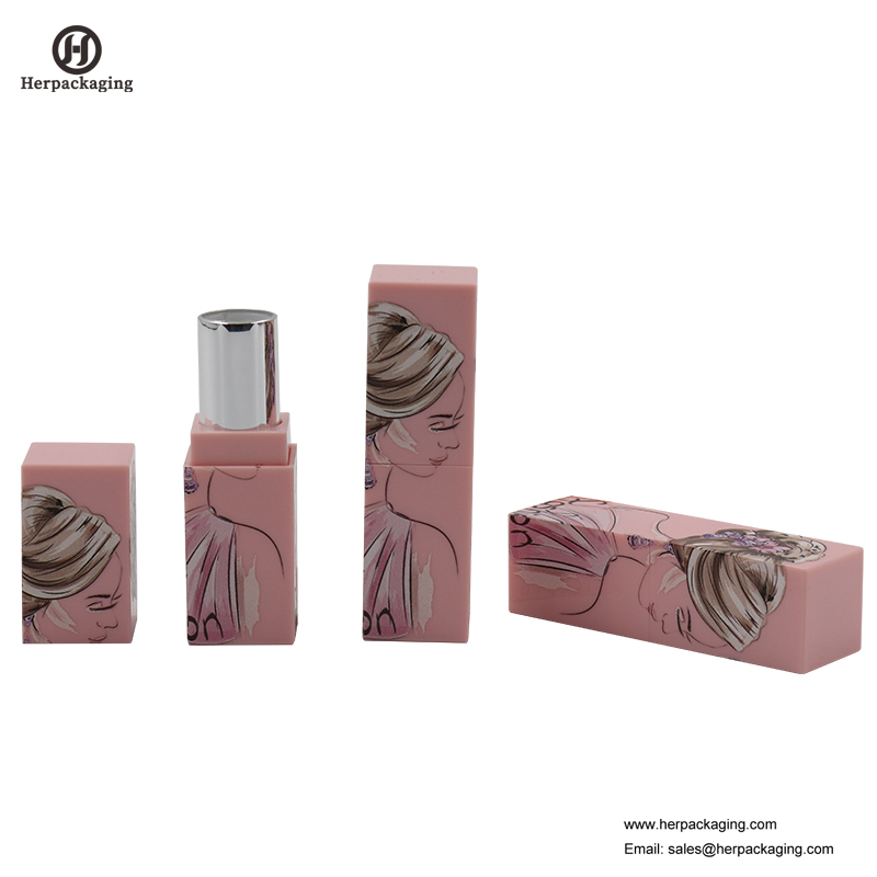 HCL412 Leerer Lippenstiftkoffer Lippenstiftbehälter Lippenstift-Make-up-Verpackung mit cleverem Magnetclip-Deckel Lippenstifthalter