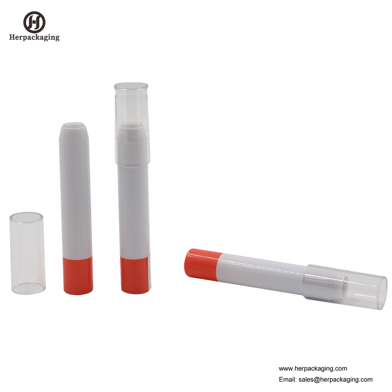 HCL414 Leerer Lippenstiftkoffer Lippenstiftbehälter Lippenstift-Make-up-Verpackung mit cleverem Magnetclip-Deckel