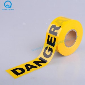 Gelb VORSICHT BEI DOT ENTER Barrier Tape, gelbes GEFAHR-Band