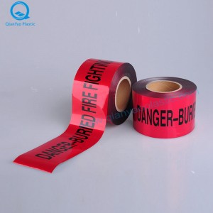 Australische Aluminiumfolie begraben STORMWATER U-Bahn-Warnband; SEWER Underground Warning Tape; FEUERBEKÄMPFUNG Unterirdisches Warnband