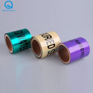 AL-Glasfaserkabel unterirdisch detektierbares Barrikadenband / Warnband