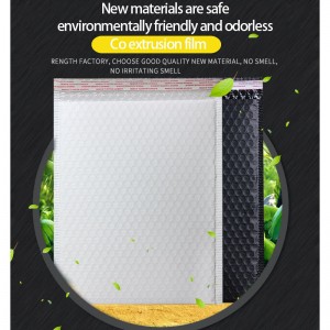 Individuell bedruckte, stoßfeste weiße Luftblasenpost, gepolsterter Versandumschlag, Plastikverpackungsbeutel