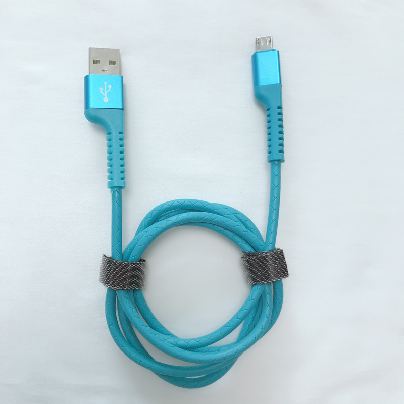 Schnelles Aufladen Rundes TPE-USB-Kabel für das Aufladen und Synchronisieren von Micro-USB, Typ C, iPhone