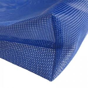 Kundenspezifisches Design Clear Blue Damen Mesh Handtasche Mesh Tote Bag