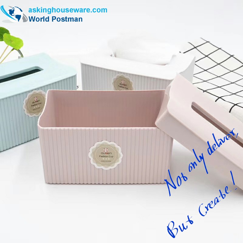 Home Einfache Plastik Tissue Holder Box