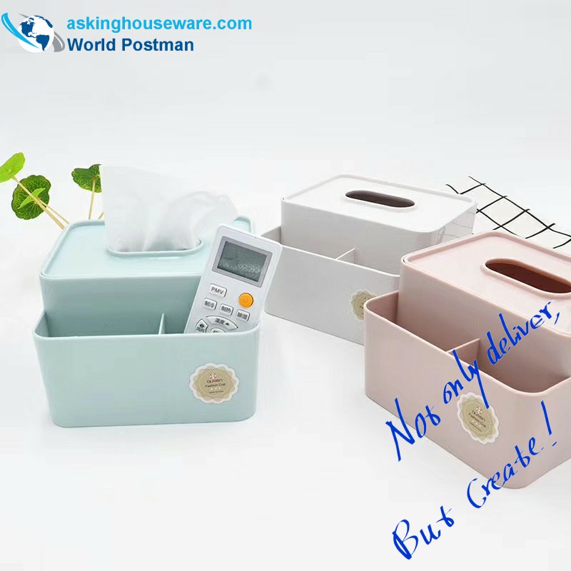 Multinationale Schreibtisch-Tissue-Box