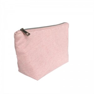 Robuste tragbare kleine Naturfaser-Reißverschluss-Kosmetiktasche
