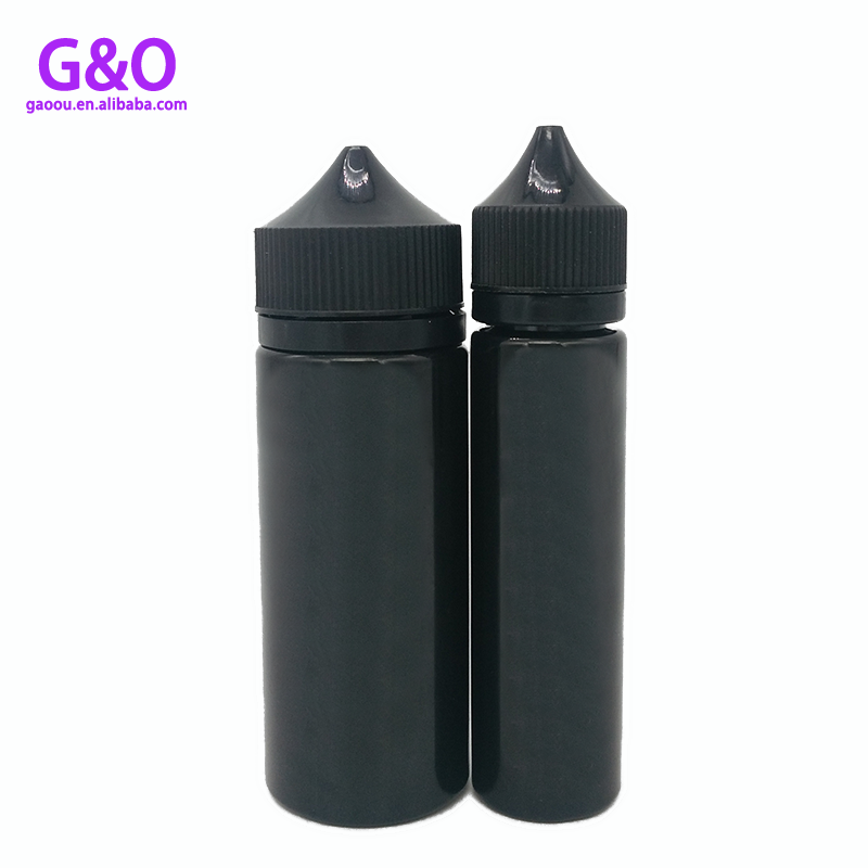 schwarze 120ml eliquid mollige Flasche 60ml schwarze vape Einhornflasche 2oz e Saft Gorillaflaschen 4oz Dampf mollige Gorilla Einhornflaschen