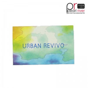 bunte hangtag Aufkleber der Art und Weise