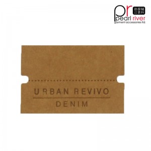 bunte hangtag Aufkleber der Ledermode bunte