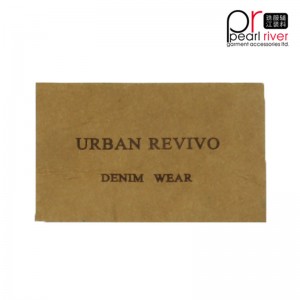 bunte hangtag Aufkleber der Ledermode bunte