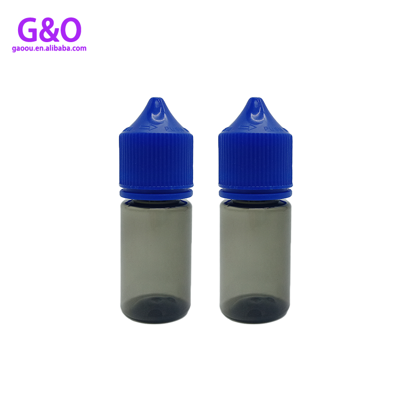 30ml 60ml 100ml 50ml Einhornflasche Einhorn-Tropfflasche schwarzer Kunststoff eliquid mollig Gorilla v3 Tropfflaschen mollig Gorilla und Flüssigkeitstropfen