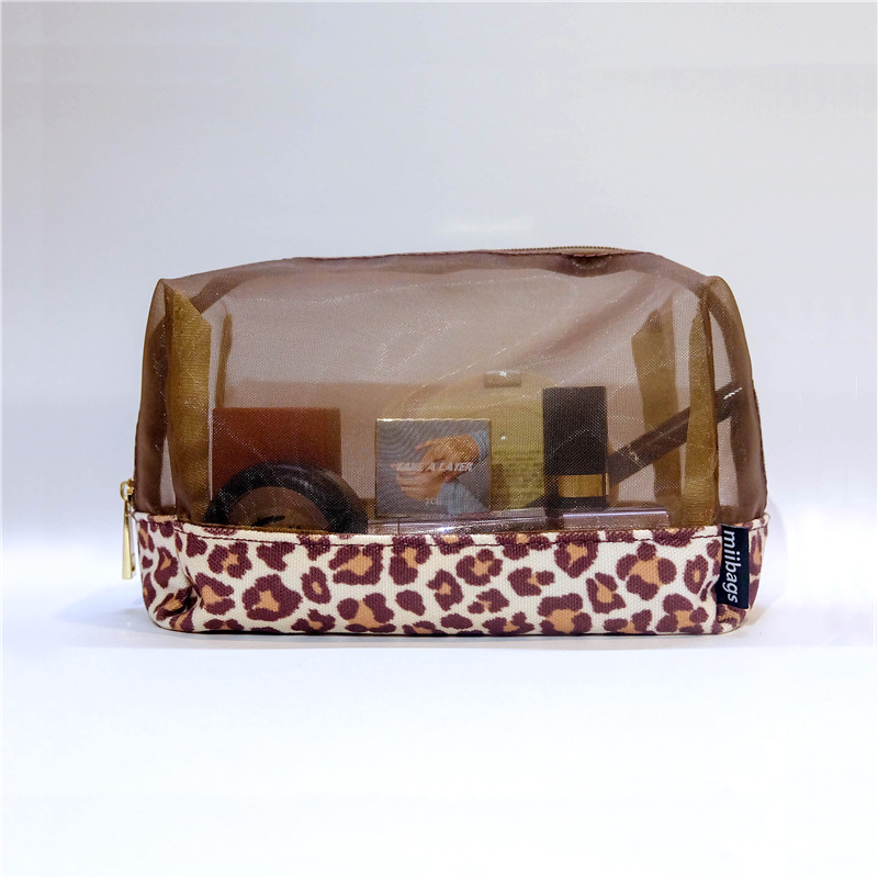 Kundenspezifische Leoparddruckfrauen bilden Tasche