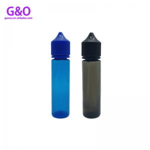 60ml flasche eliquid unicorn eliquid flasche neue v3 schwarz blau kunststoff pet mollig gorilla unicorn vape tropfflaschen