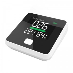 2019 heiße verkäufe PM2.5 Erkennung Ausrüstung Luftqualitätsdetektor Temperatur Luftqualitätsmonitor Luftfeuchtigkeit