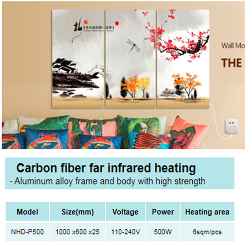 CARBON FIBER PICTURES WALL PANEL HEATER