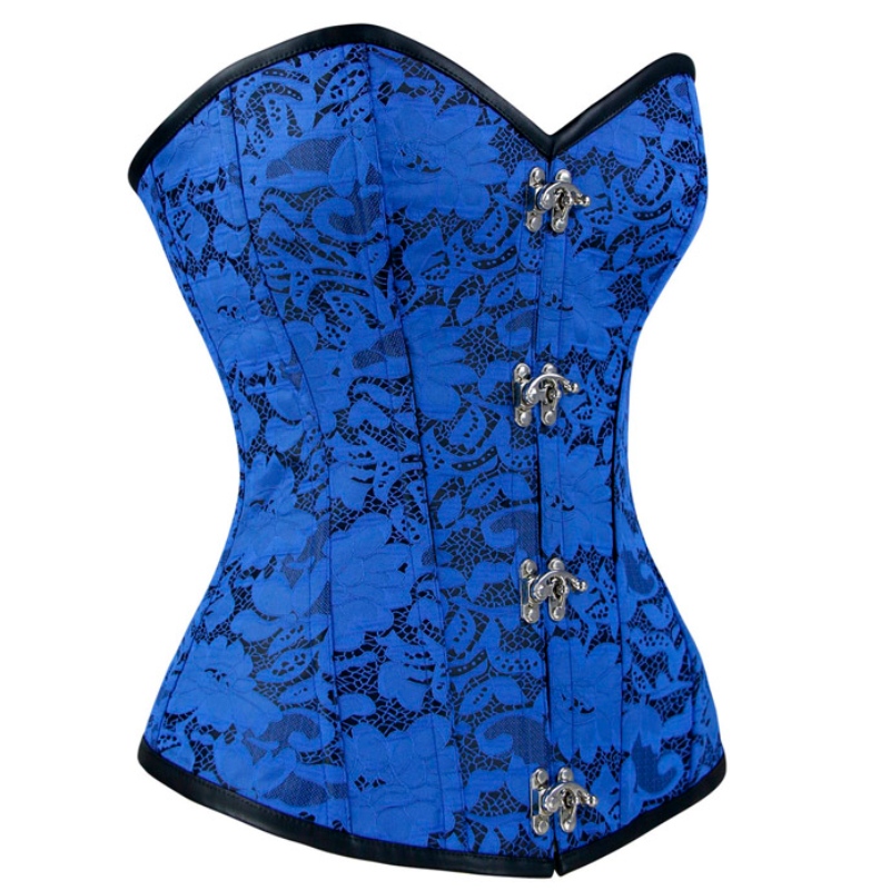 Sexy Gothic Floral Brocade Strapless Stahlknochen Bodyshaper Taille Cincher Vollbrustkorsett N19020