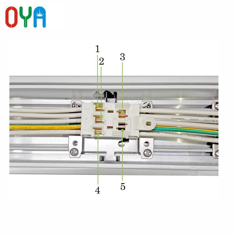 40W LED-Linearbeleuchtungssystem mit 5-Draht-Tragschiene